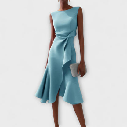 Chloe | Women Summer Asymmetric Wrap Midi Dress