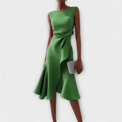 Chloe | Women Summer Asymmetric Wrap Midi Dress
