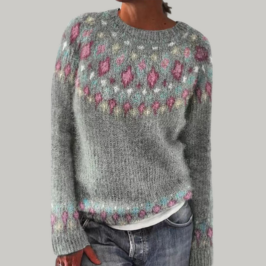 Christy | Pattern Knit Sweater