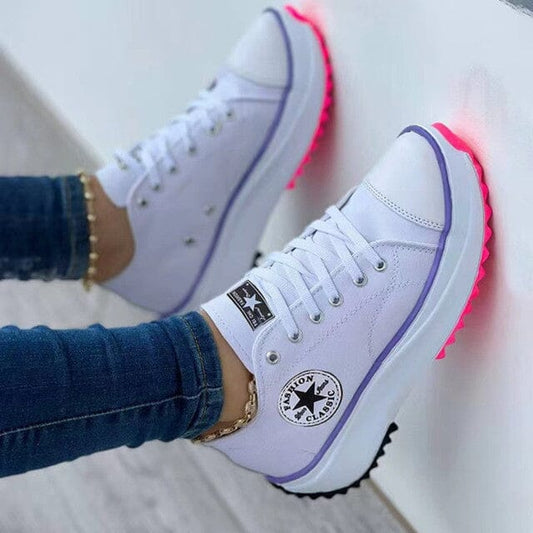 Linda - Trendy Chunky Sole Sneakers for Everyday Wear