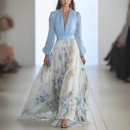 Amelia | Women Summer Long Sleeve Maxi Dress