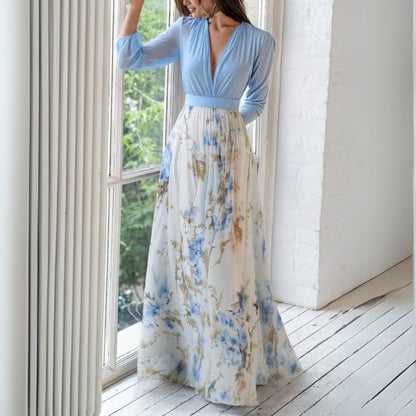 Amelia | Women Summer Long Sleeve Maxi Dress