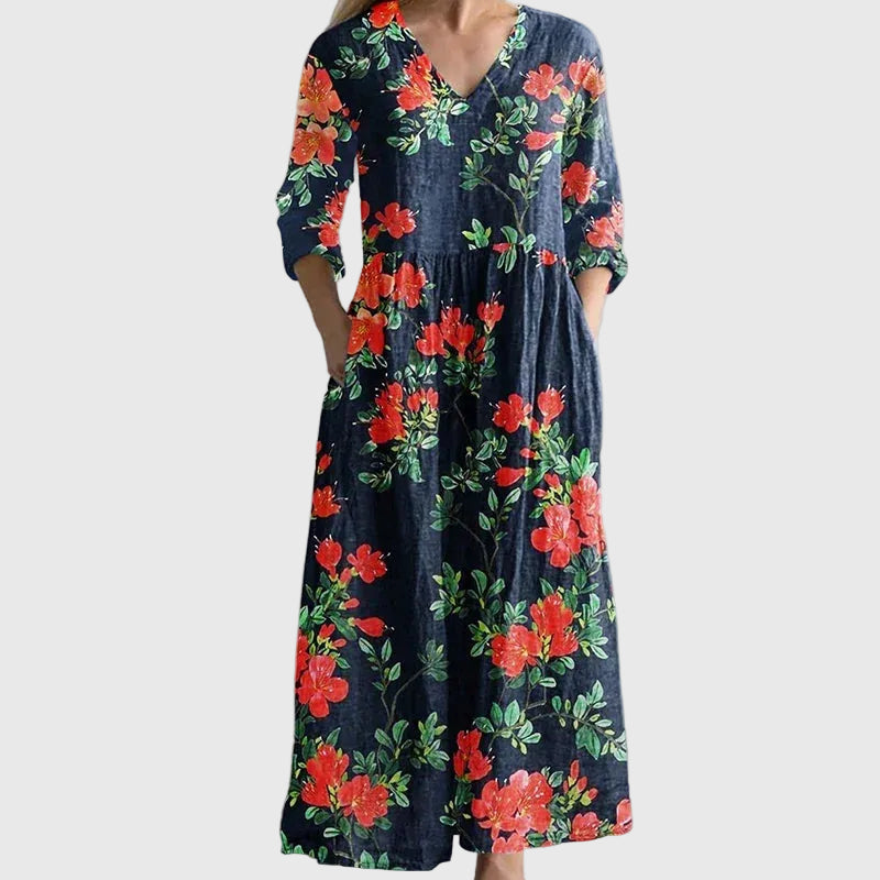 Maribel | Elegant Patchwork Dress