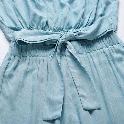 Elowen | Strapless Tie-Waist Jumpsuit