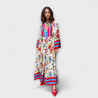 Floral Print Maxi Dress for Special Occasions