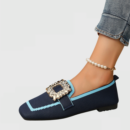 Brielle | Jewel Buckle Flats