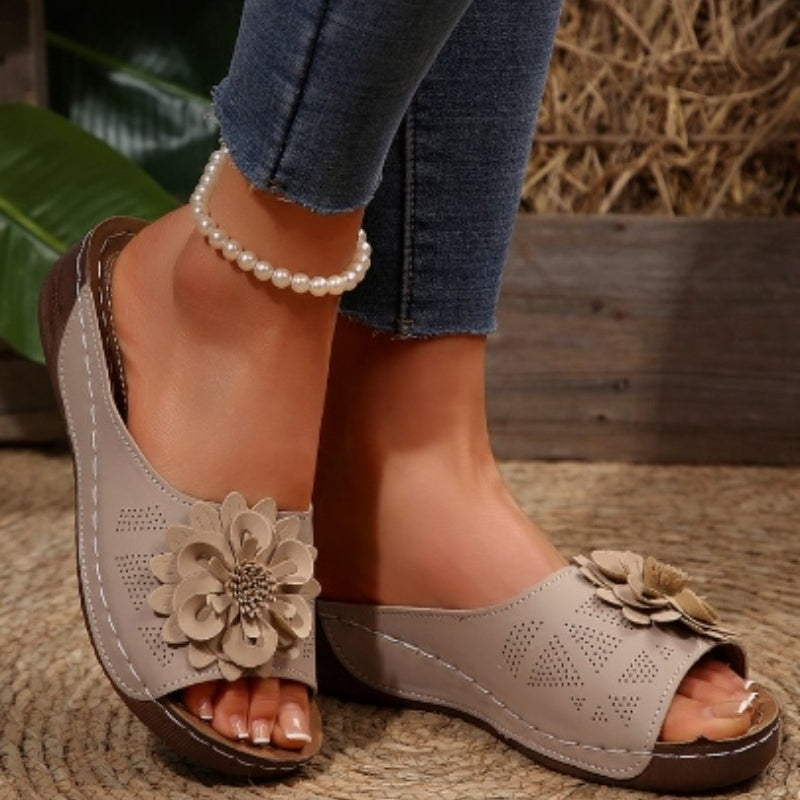 Elora | Sandalias Ortopédicas con Flores