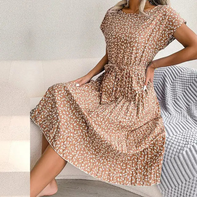 Alyssa | Women Summer Floral Midi Dress