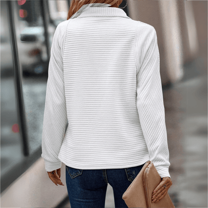 Riley | Half-Zip Knit Top