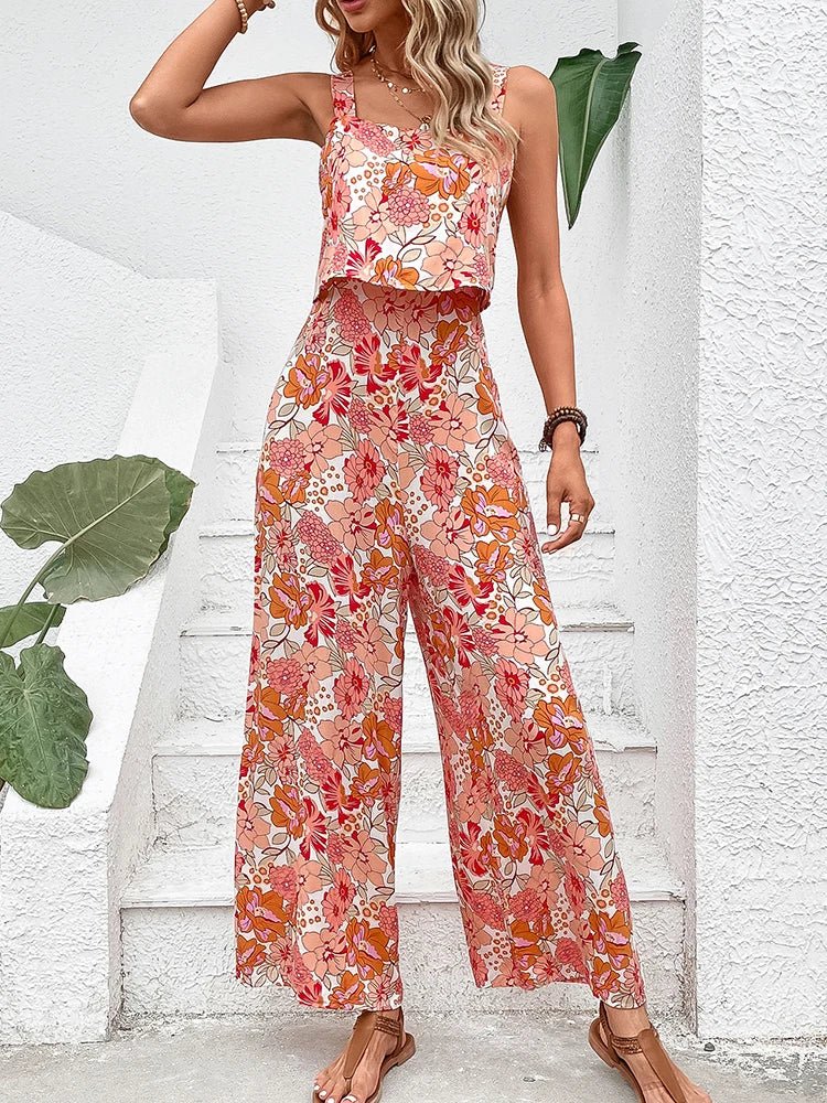 Harper | Floral Wide-Leg Jumpsuit