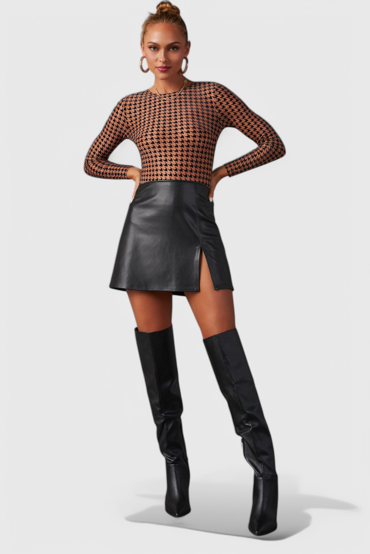 Botas de Tacón Bloque Bella Sobre la Rodilla