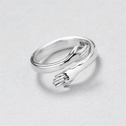 Adjustable Silver Embrace Band