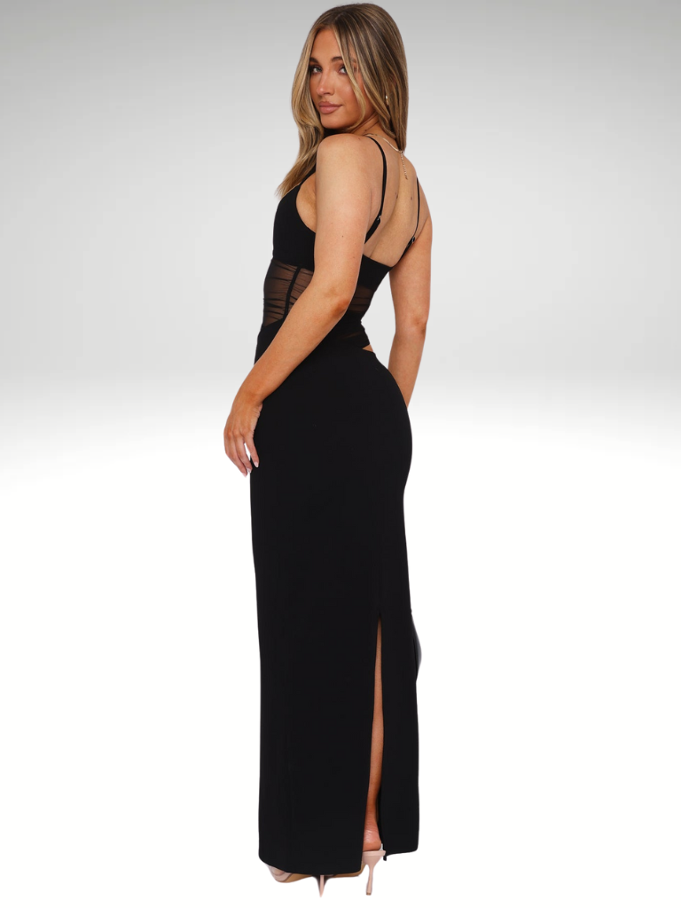 VESTIDO NOIR CONFIDENCE CON CUT-OUT