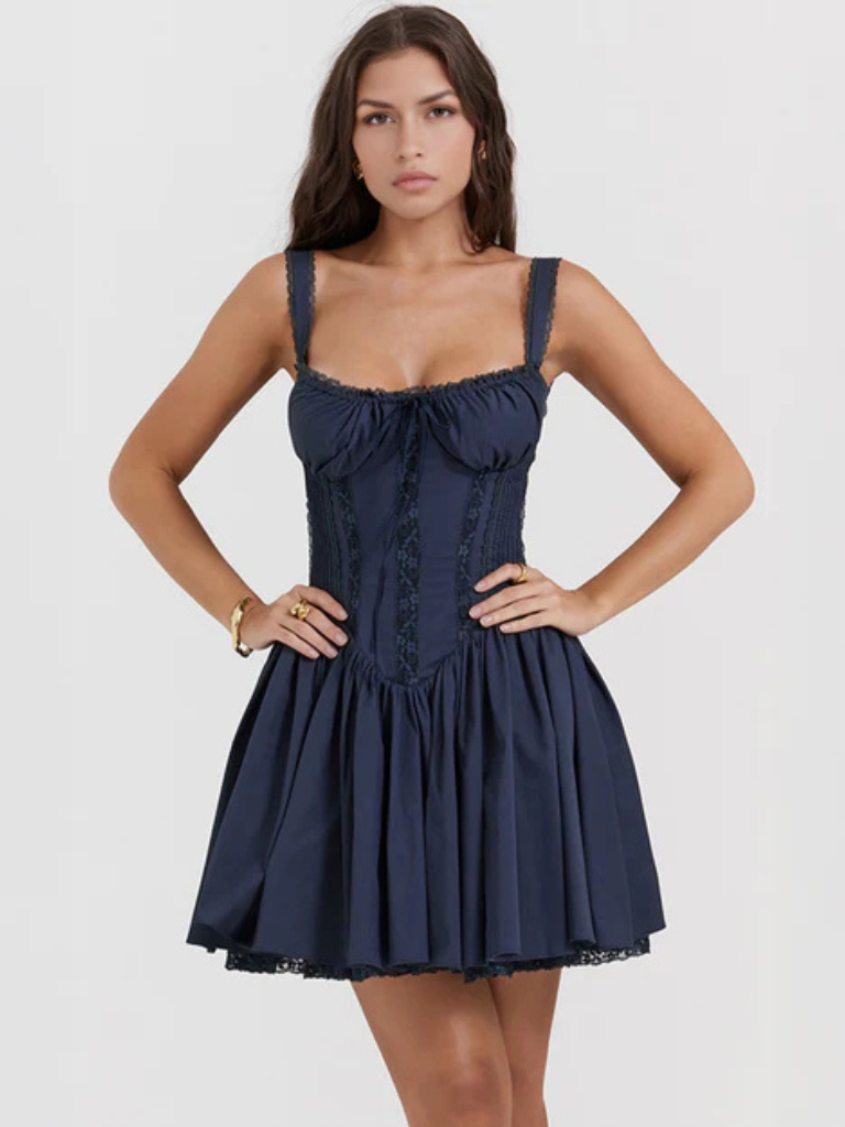 VESTIDO MINIMALISTA CEREZA