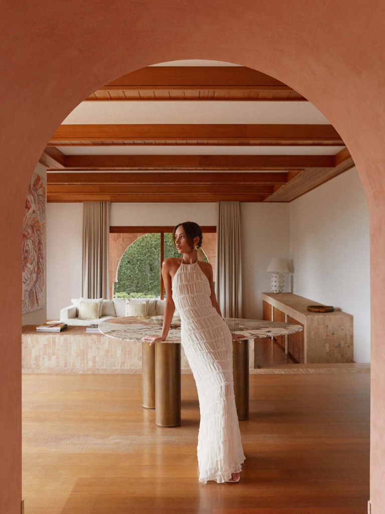 SOLÈNE | VESTIDO MAXI TEXTURADO