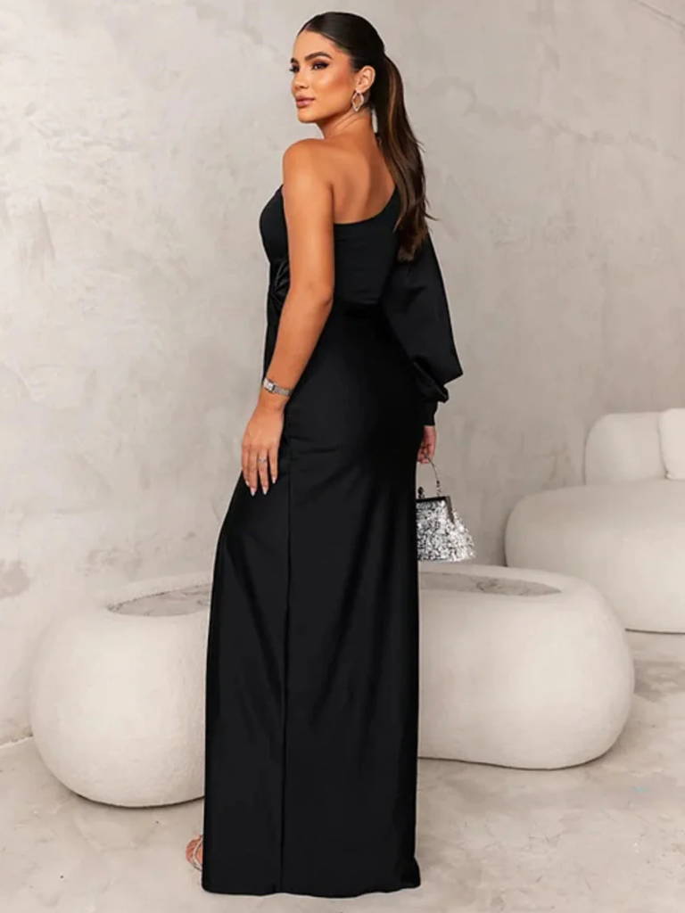 VESTIDO MAXI ANNA SATINNIGHT