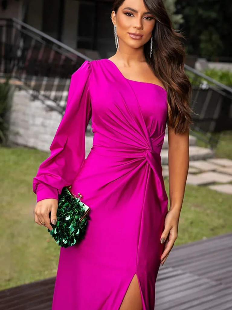 VESTIDO MAXI ANNA SATINNIGHT