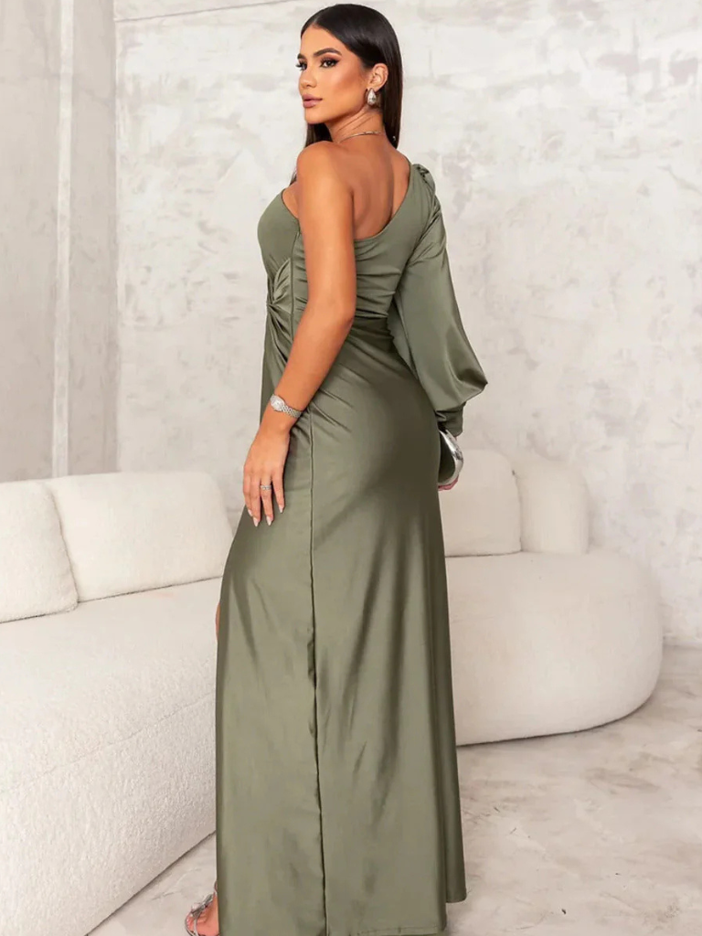 VESTIDO MAXI ANNA SATINNIGHT