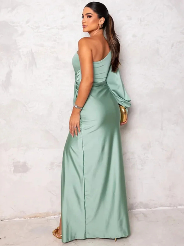 VESTIDO MAXI ANNA SATINNIGHT