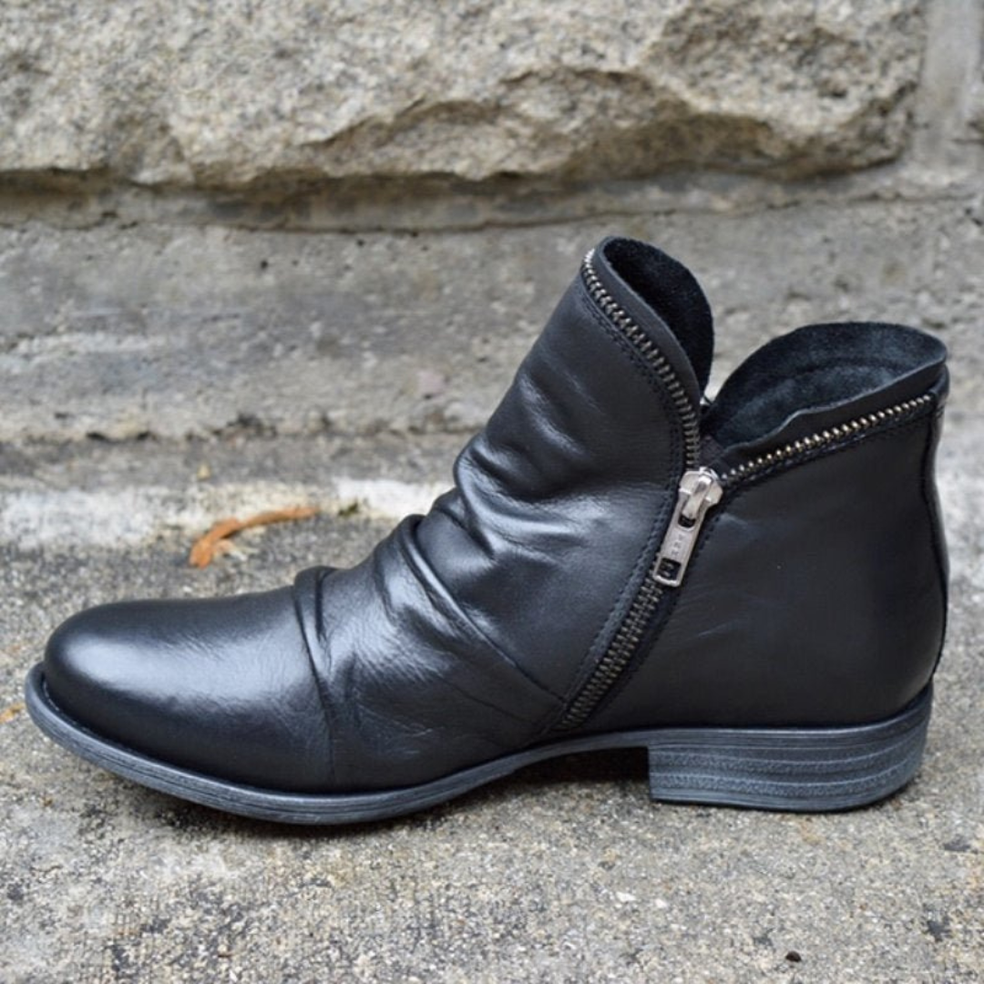 Kathrine | Side Zip Ankle Boots
