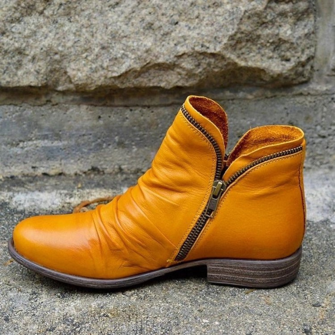 Kathrine | Side Zip Ankle Boots