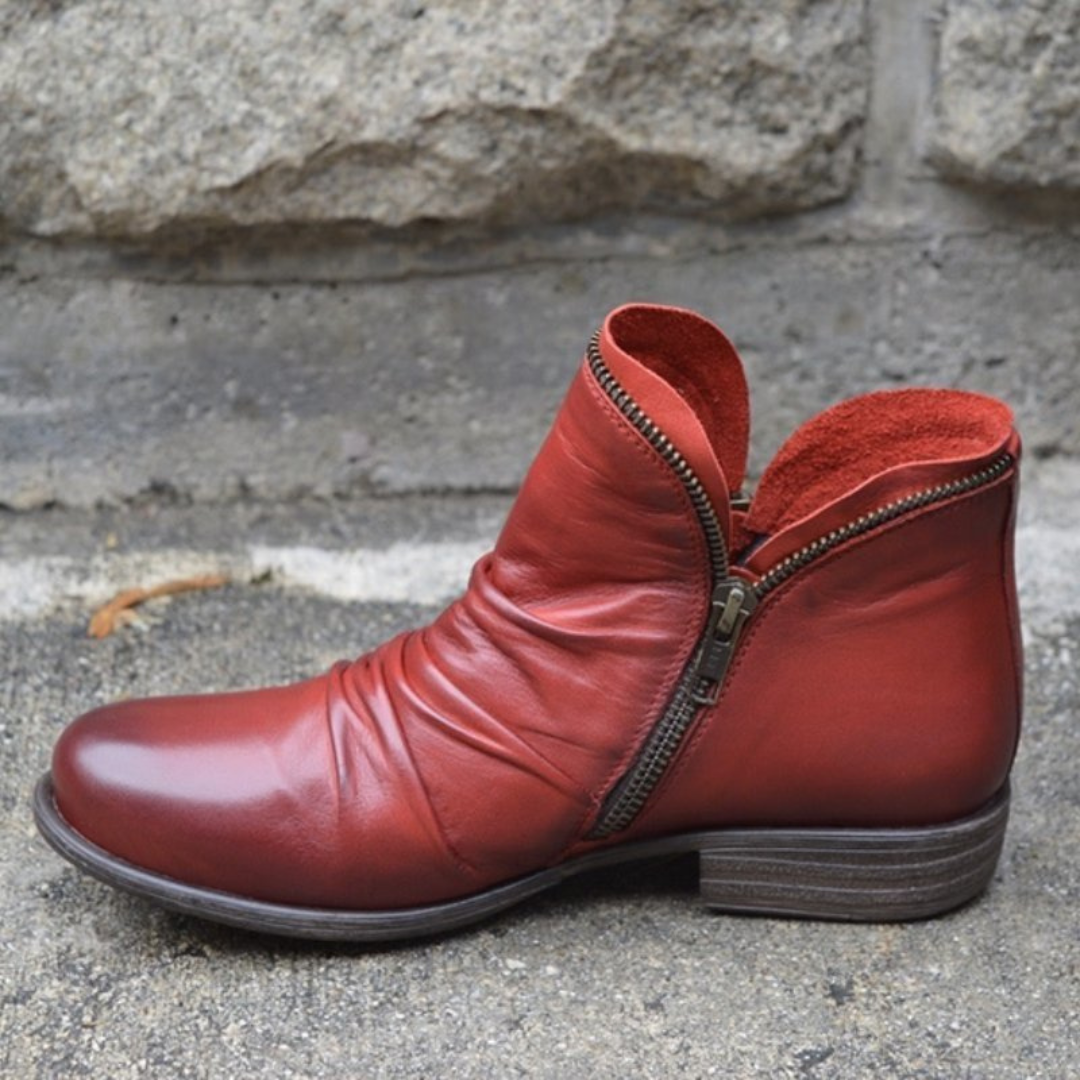 Kathrine | Side Zip Ankle Boots