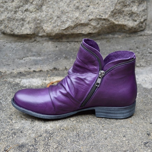 Kathrine | Side Zip Ankle Boots