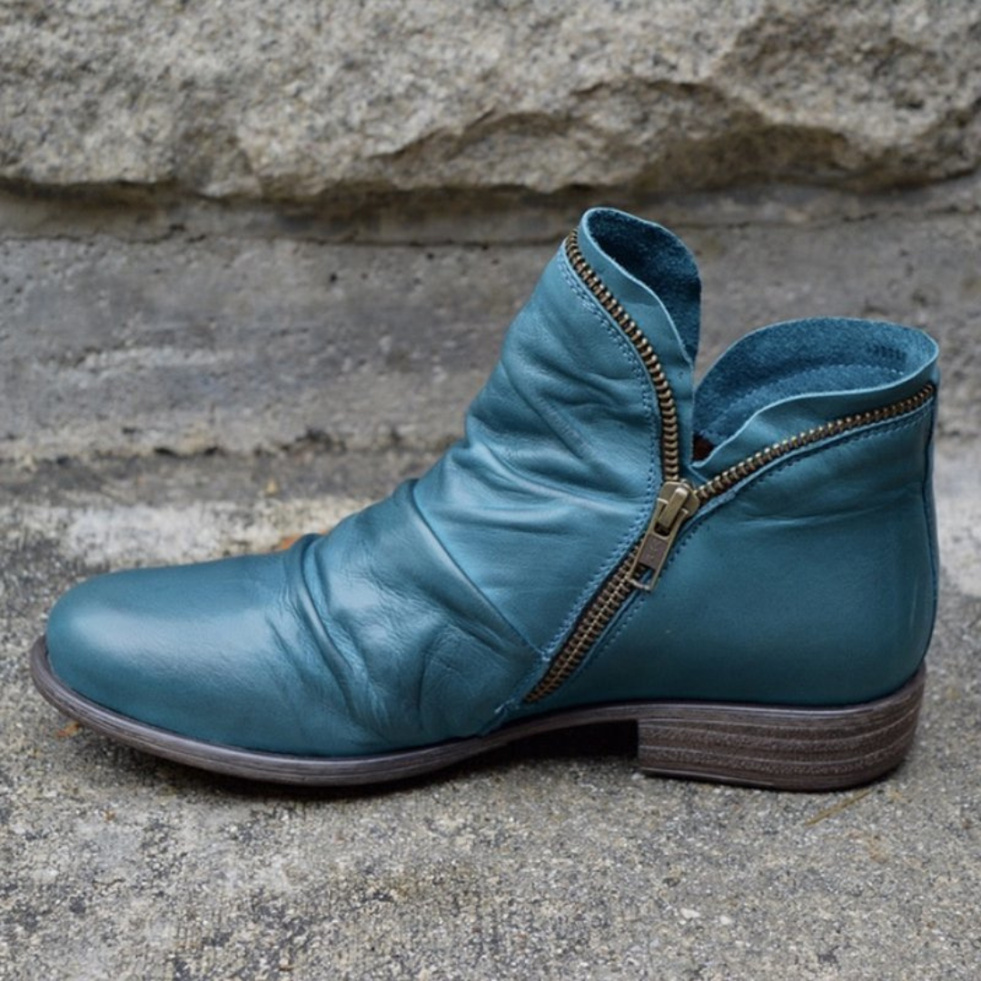 Kathrine | Side Zip Ankle Boots