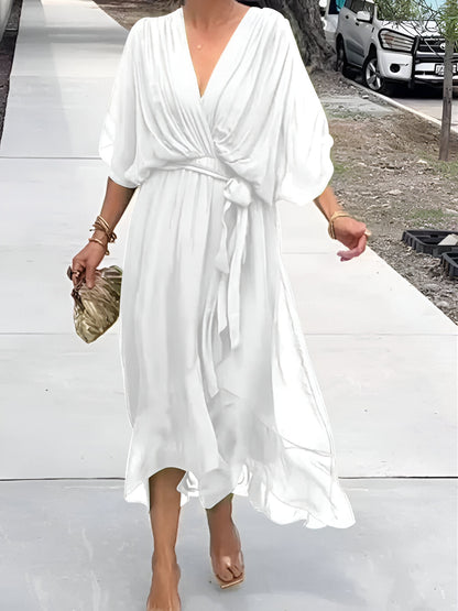 Erica | Women Summer Wrap Style Maxi Dress