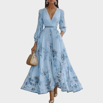 Faith | Womens Sleeveless Pleated Floral Midi Dress