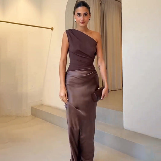 Beatrice | Women Summer One Shoulder Maxi Dress