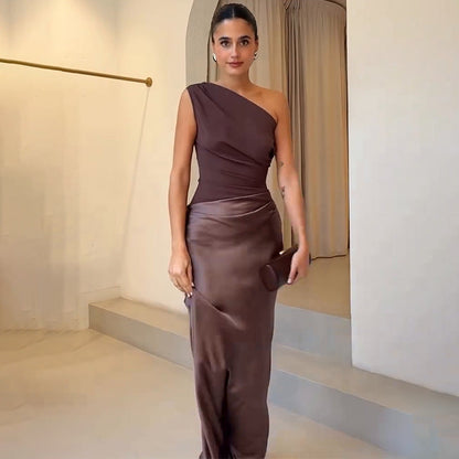 Beatrice | Women Summer One Shoulder Maxi Dress