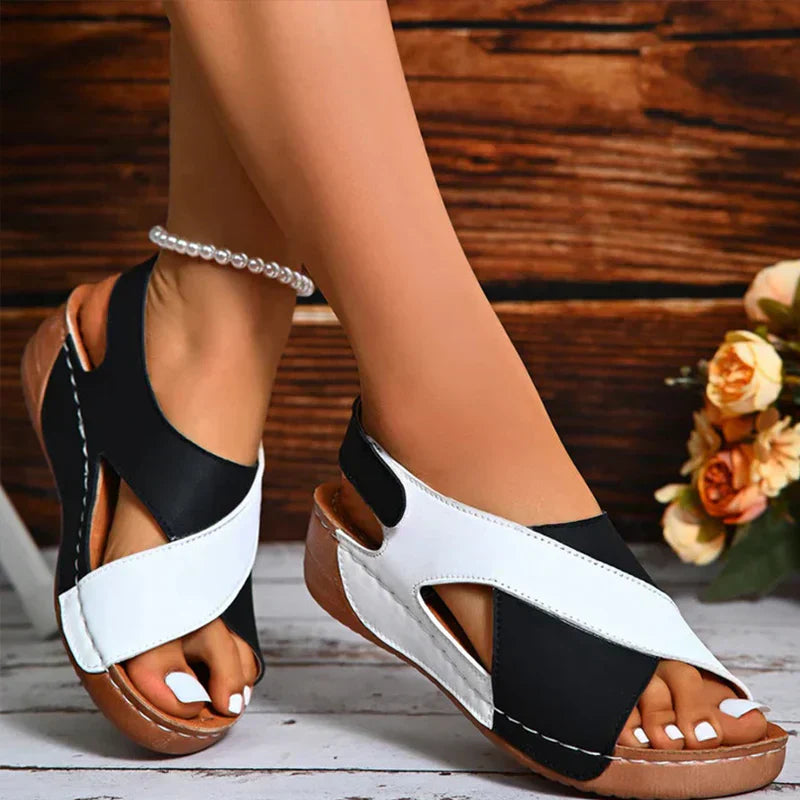 Martina | Womens Orthopedic Cross Strap Sandals