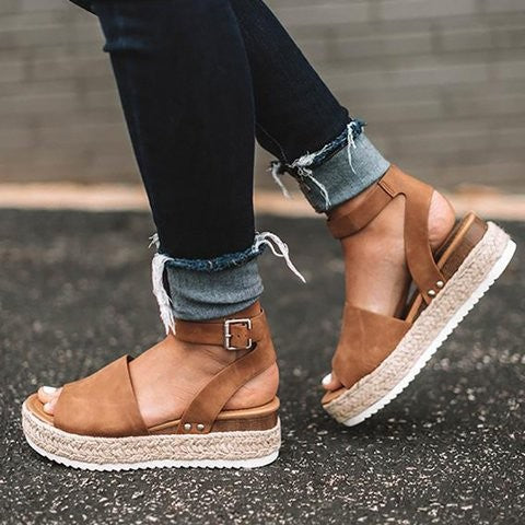 Amelia | Women’s Summer Wedge Platform Sandal Shoes