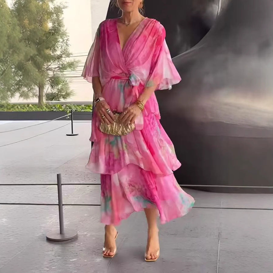 Estela® | Vestido Floral en Capas