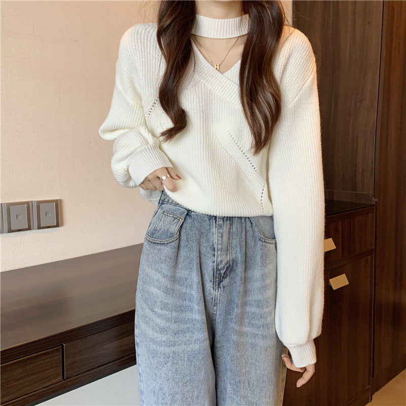 Paisley V-Neck Knit Sweater for Every Occasion