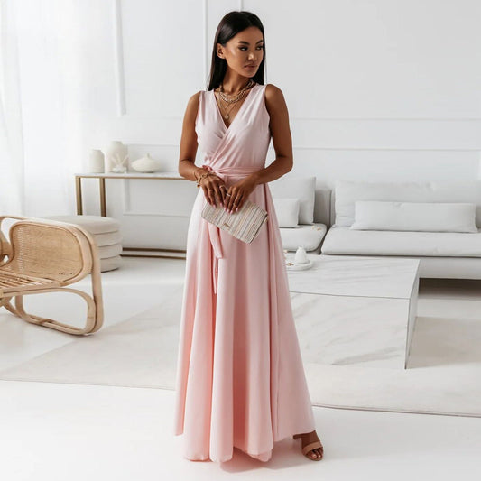 Charlotte | Women Wedding Guest Wrap Maxi Dress