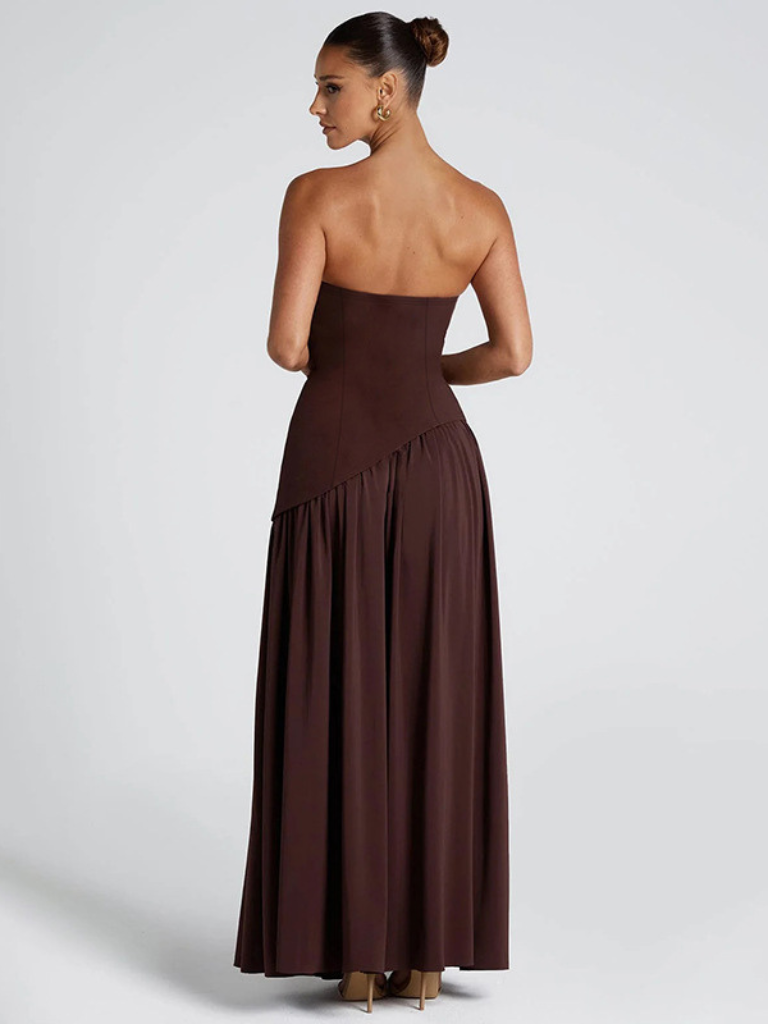 Alessia™ | Vestido Asimétrico con Choker