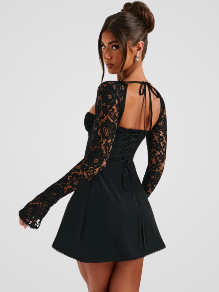 VESTIDO MINI DE ENCAJE AMÉLIE