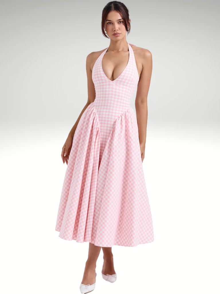 VICHY ROMANCE MIDIKLÄNNING