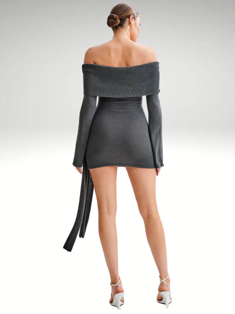 VESTIDO MINI ENVOLVENTE GLAMUROSO