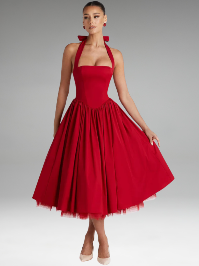 VESTIDO MIDI VIVIENNE GRACE