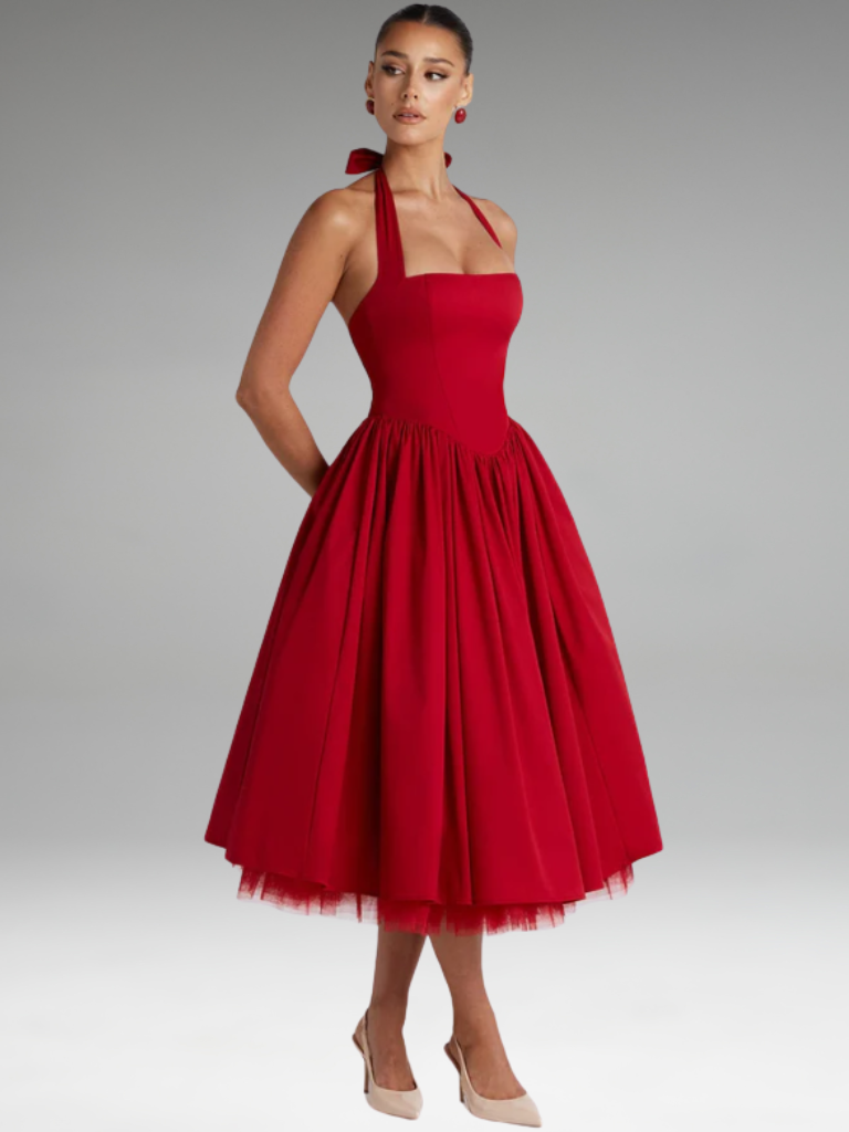 VESTIDO MIDI VIVIENNE GRACE