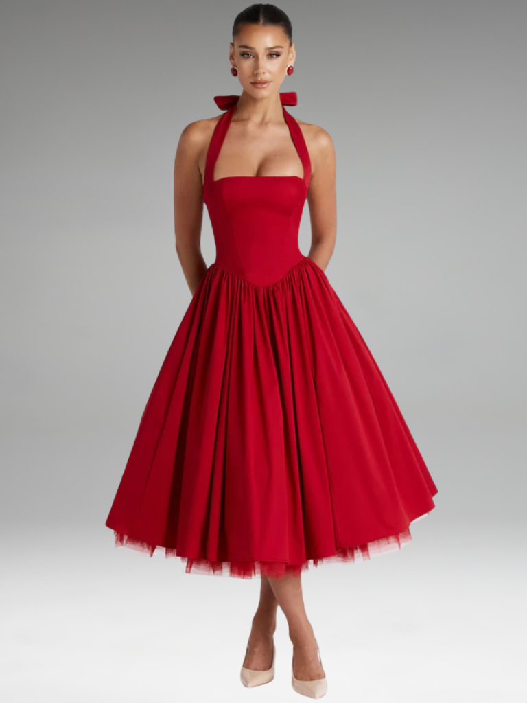 VESTIDO MIDI VIVIENNE GRACE