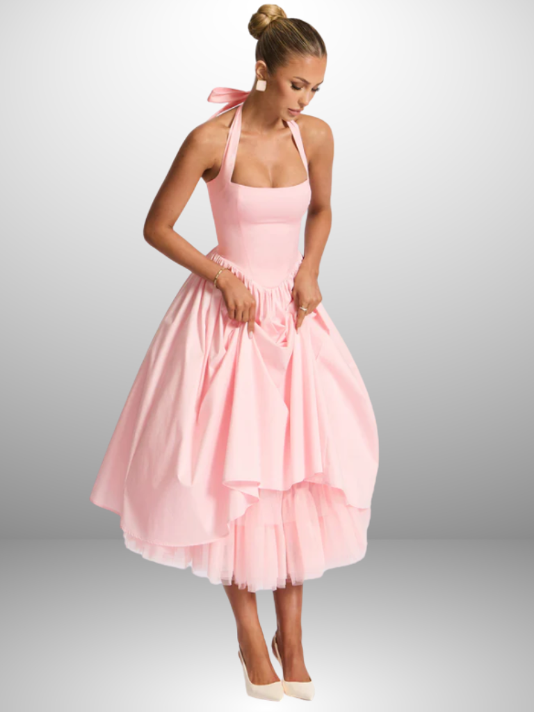 VESTIDO MIDI VIVIENNE GRACE