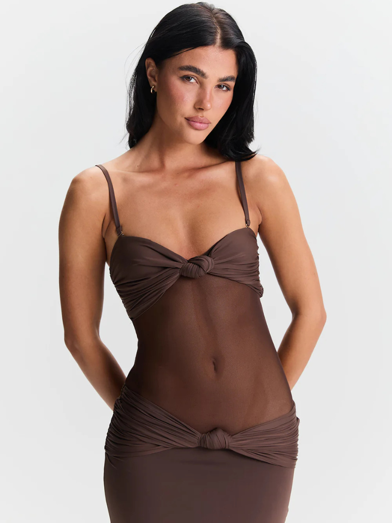 NOIR DÉSIR MAXIKLÄNNING