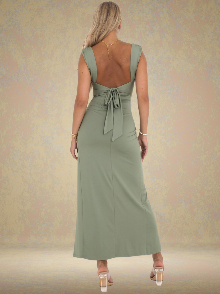 VESTIDO MAXI VERDE VIBE