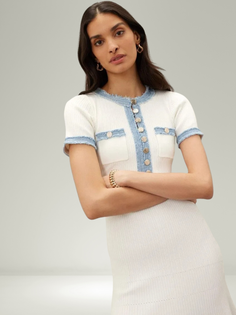 VESTIDO DE PUNTO BELLA MILANO