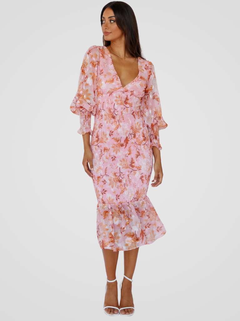 POESÍA DE JARDÍN VESTIDO MIDI