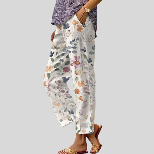 Amara | Floral Relaxed Pants